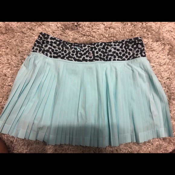 lululemon athletica Dresses & Skirts - blue, pleated, lululemon skirt!!